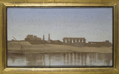 View of the Nile at Luxor, 1857 by Jean Leon Gerome